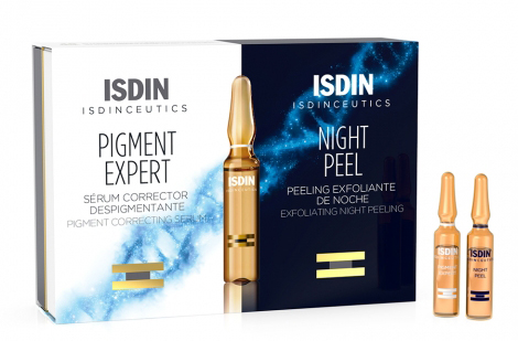 ISDINCEUTICS ROUTINE ANTIMACCHIE ISDINCEUTICS PIGMENT EXPERT 10 FIALE GIORNO + ISDINCEUTICS NIGHT PEEL 10 FIALE NOTTE - farmacialombardia.it
