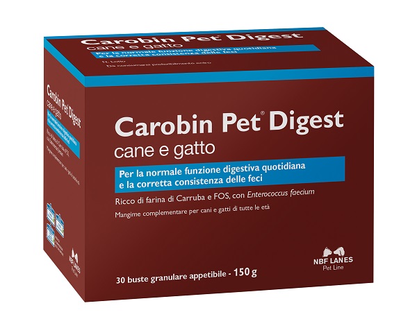 CAROBIN PET DIGEST GRANULARE 30 BUSTE DA 5 G - farmacialombardia.it