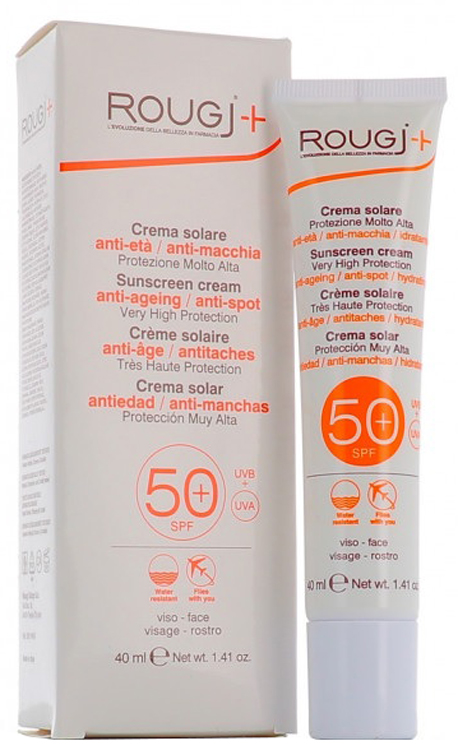 ROUGJ SOLARE SPF 50+ ANTI-MACCHIA ANTI-AGE 40 ML - farmacialombardia.it