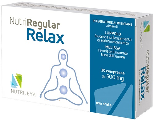 NUTRIREGULAR RELAX 20 COMPRESSE - farmacialombardia.it