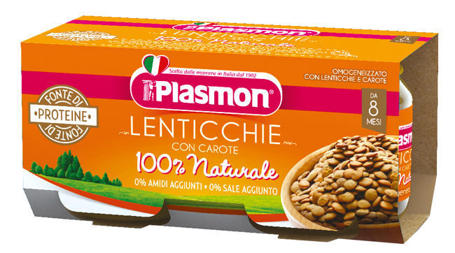 PLASMON OMOGENEIZZATO LENTICCHIE 2 X 80 G - farmacialombardia.it
