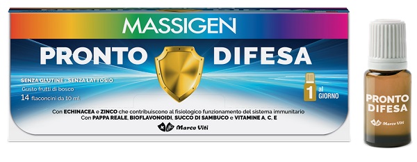 MASSIGEN PRONTO DIFESA 14 FLACONI X 10 ML - farmacialombardia.it