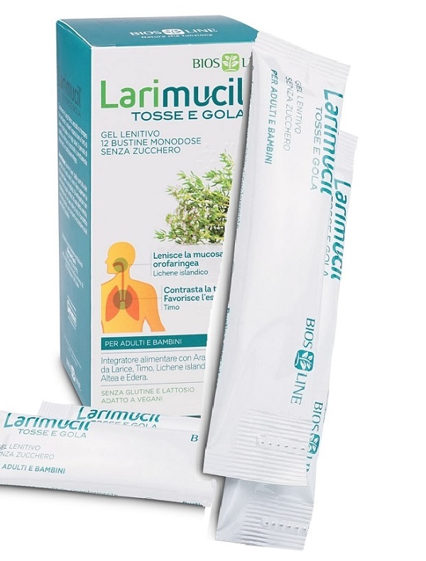 LARIMUCIL TOSSE GOLA 12 BUSTINE 10 ML - farmacialombardia.it