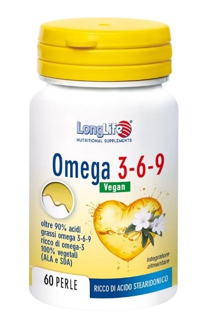 LONGLIFE OMEGA 3-6-9 VEGAN 750 MG 60 PERLE VEGETALI - farmacialombardia.it