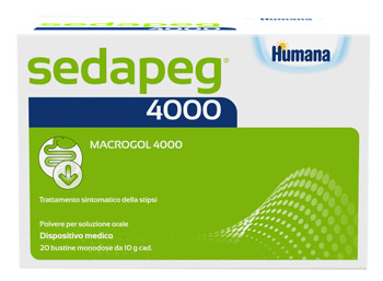 SEDAPEG 4000 20 BUSTINE MONODOSE X 10G HUMANA - farmacialombardia.it