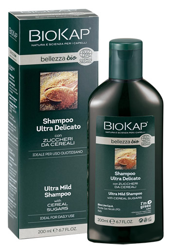 BIOKAP BELLEZZA BIO SHAMPOO ULTRA DELICATO COSMOS ECOCERT 200 ML BIOSLINE - farmacialombardia.it