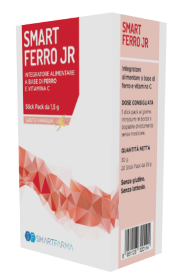 SMART FERRO JR 20 STICK PACK GUSTO VANIGLIA - farmacialombardia.it