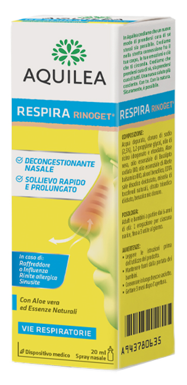 AQUILEA RESPIRA RINOGET 20 ML - farmacialombardia.it