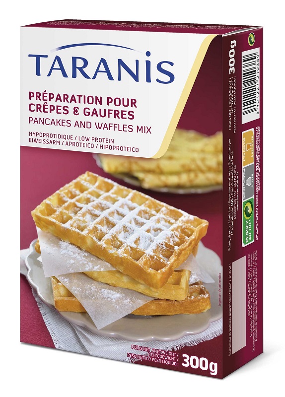 TARANIS PREPARATO PER CREPES E WAFFLES 300 G - farmacialombardia.it