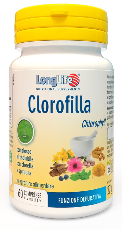 LONGLIFE CLOROFILLA 60 COMPRESSE RIVESTITE - farmacialombardia.it