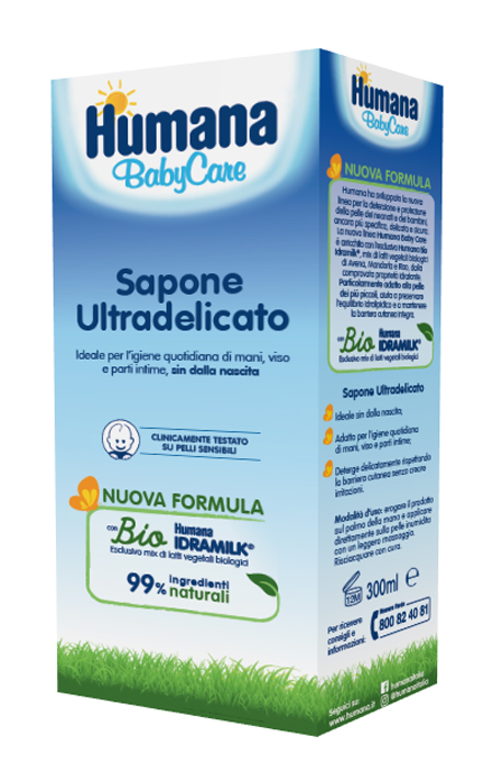 HUMANA BABY CARE SAPONE LIQUIDO 300 ML - farmacialombardia.it