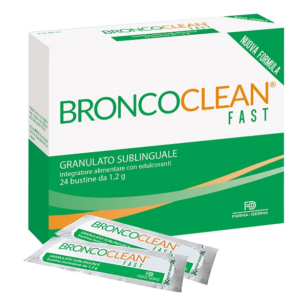 BRONCOCLEAN FAST GRANULATO SUBLINGUALE 24 BUSTINE - farmacialombardia.it