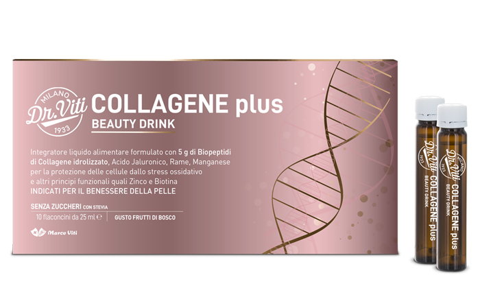 DR VITI COLLAGENE BEAUTY DRINK PLUS 250 ML - farmacialombardia.it