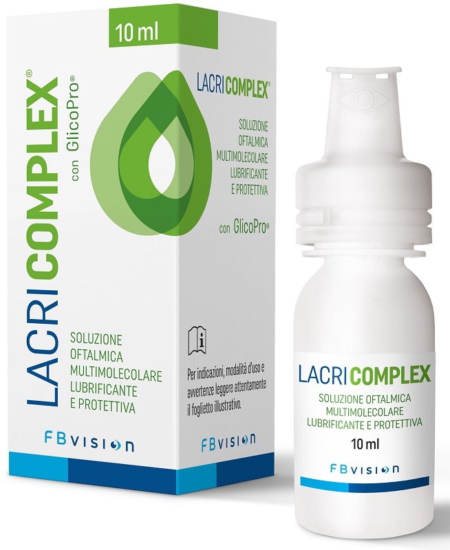 LACRICOMPLEX SOLUZIONE OFTALMICA MULTIMOLECOLARE LUBRIFICANTE PROTETTIVA 10 ML - farmacialombardia.it