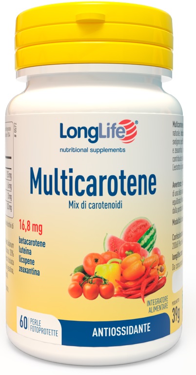 LONGLIFE MULTICAROTENE 60 PERLE - farmacialombardia.it
