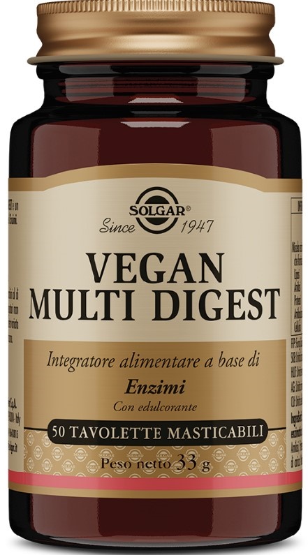VEGAN MULTI DIGEST 50 TAVOLETTE MASTICABILI - farmacialombardia.it