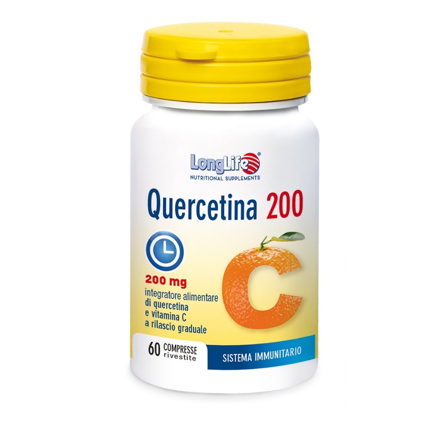 LONGLIFE QUERCETINA 200 60 COMPRESSE RIVESTITE - farmacialombardia.it