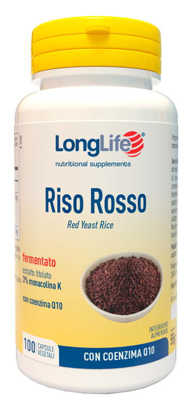 LONGLIFE RISO ROSSO 100 CAPSULE VEGETALI - farmacialombardia.it