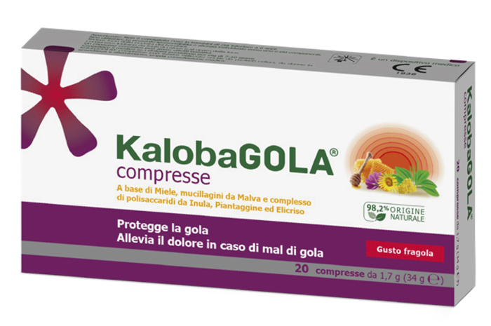 KALOBAGOLA 20 COMPRESSE FRAGOLA - farmacialombardia.it