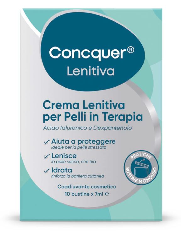 CONCQUER CREMA LENITIVA 10 BUSTINE DA 7 ML - farmacialombardia.it
