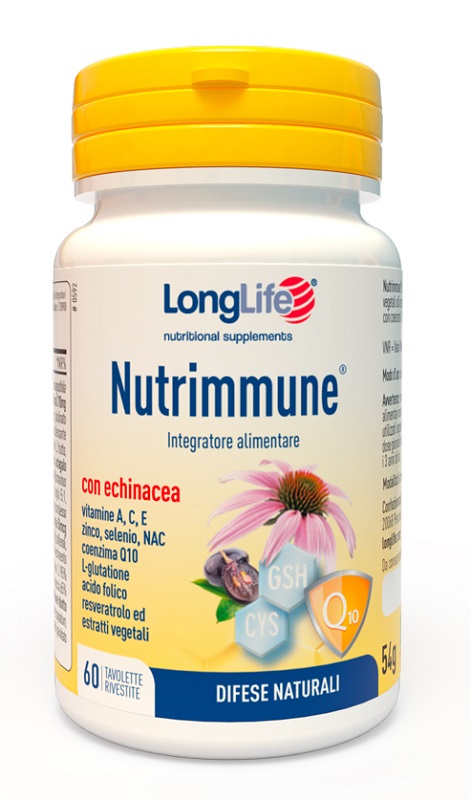 LONGLIFE NUTRIMMUNE 60 TAVOLETTE RIVESTITE - farmacialombardia.it