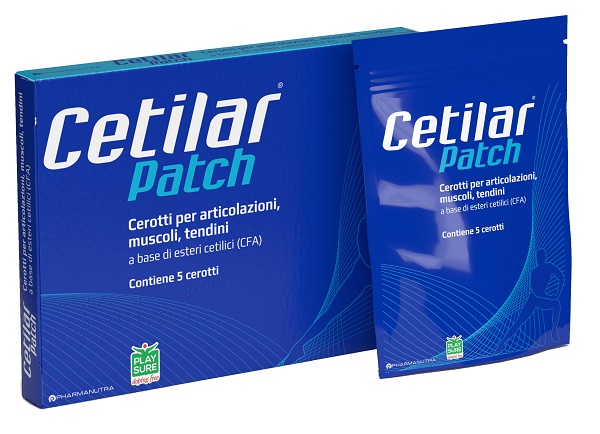 CEROTTO MONOUSO CETILAR PATCH PER ARTICOLAZIONI MUSCOLI E TENDINI 5 PEZZI - farmacialombardia.it