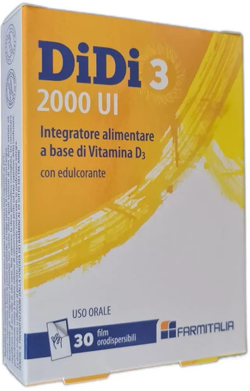 DIDI3 2000 UI 30 FILM ORODISPERSIBILI - farmacialombardia.it