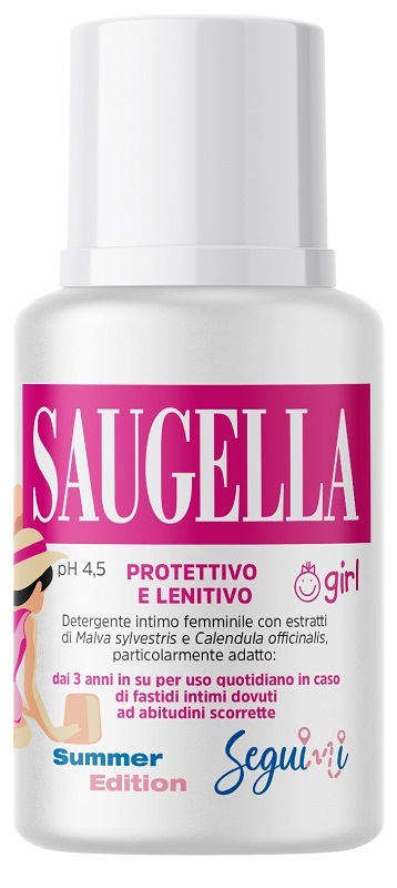 SAUGELLA GIRL PROTETTIVO E LENITIVO DETERGENTE INTIMO 100 ML - farmacialombardia.it