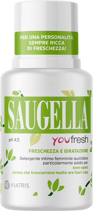 SAUGELLA YOU FRESH PH 4,5 FRESCHEZZA E IDRATAZIONE DETERGENTE INTIMO 100 ML - farmacialombardia.it