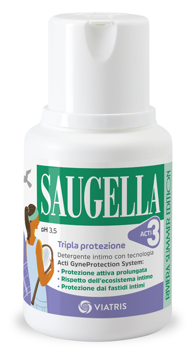 SAUGELLA ACTI3 DETERGENTE INTIMO 100 ML - farmacialombardia.it