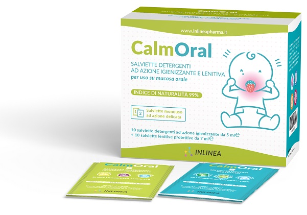 CALMORAL 10 SALVIETTE DETERGENTI + 10 SALVIETTE LENITIVE PROTETTIVE - farmacialombardia.it