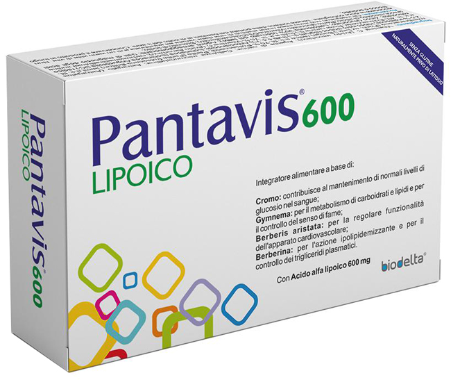 PANTAVIS 600 LIPOICO 30 COMPRESSE - farmacialombardia.it
