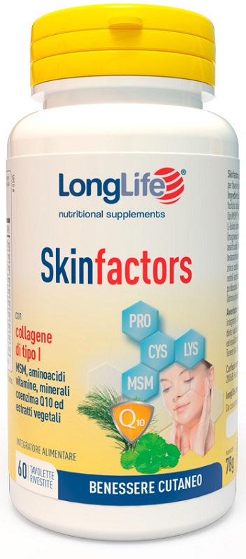 LONGLIFE SKIN FACTORS 60 TAVOLETTE RIVESTITE - farmacialombardia.it