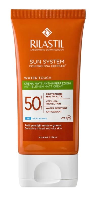 RILASTIL SUN SYSTEM WATER TOUCH MAT CREMA SPF50+ 50 ML - farmacialombardia.it