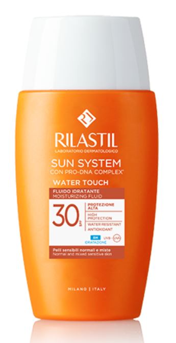RILASTIL SUN SYSTEM WATER TOUCH FLUIDO SPF30 50 ML - farmacialombardia.it