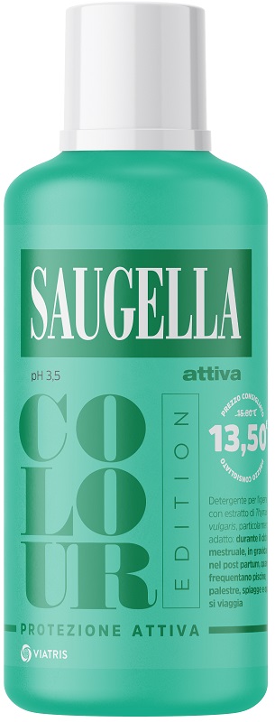SAUGELLA ATTIVA COLOUR EDITION DETERGENTE IGIENE INTIMA 500 ML - farmacialombardia.it