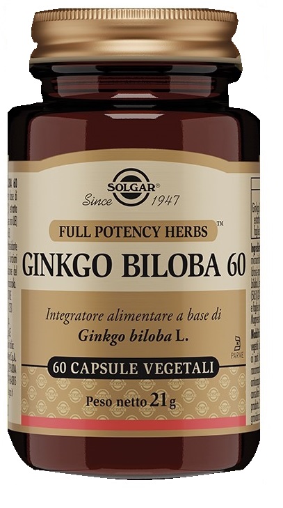 GINKGO BILOBA 60 60 CAPSULE VEGETALI - farmacialombardia.it