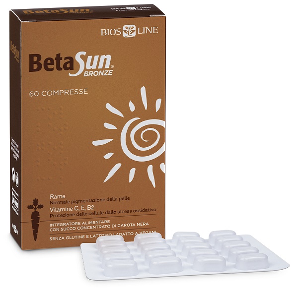 BIOSLINE BETASUN BRONZE 60 COMPRESSE - farmacialombardia.it