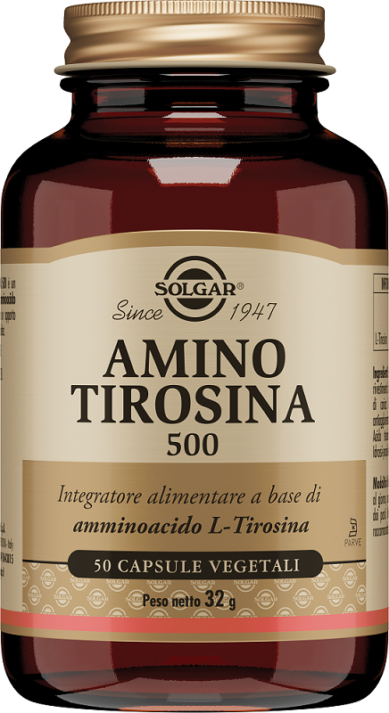 AMINO TIROSINA 500 50 CAPSULE VEGETALI - farmacialombardia.it