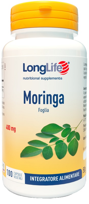 LONGLIFE MORINGA 400MG 100 CAPSULE - farmacialombardia.it
