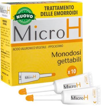 MICRO H GEL EMORROIDARIO MONODOSE 10 PEZZI - farmacialombardia.it