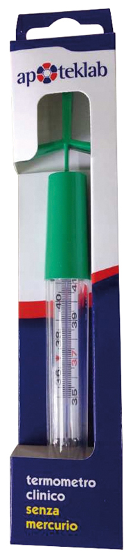 APOTEKLAB TERMOMETRO CLINICO SENZA MERCURIO CON AGITATORE - farmacialombardia.it