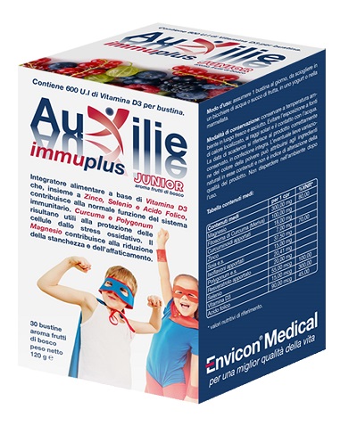 AUXILIE IMMUPLUS JUNIOR SOLUBILE 30 STICK PACK - farmacialombardia.it