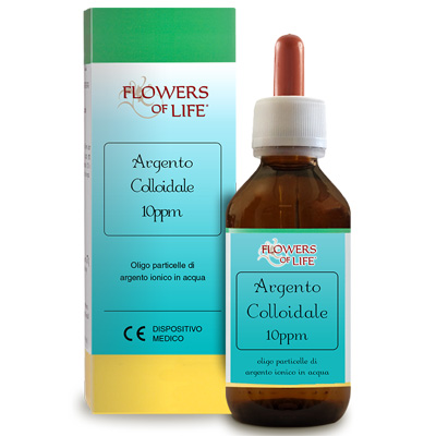 ARGENTO COLLOIDALE 10PPM 100 ML FLOWERS OF LIFE - farmacialombardia.it