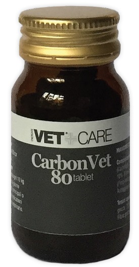 VETCARE CARBONVET 80 COMPRESSE 500 MG - farmacialombardia.it