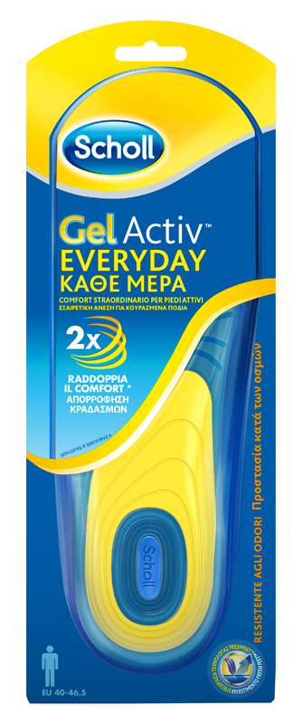 SCHOLL GEL ACTIV EVERYDAY UOMO - farmacialombardia.it
