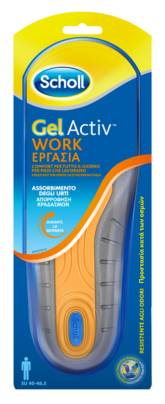 SCHOLL GEL ACTIV WORK UOMO - farmacialombardia.it