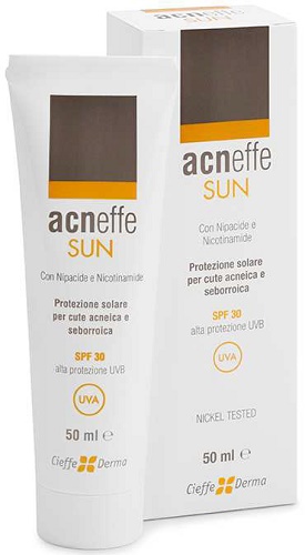 ACNEFFE SUN SPF 30 ALTA PROTEZIONE UVB PER CUTE ACNEICA E SEBORROICA 50 ML - farmacialombardia.it