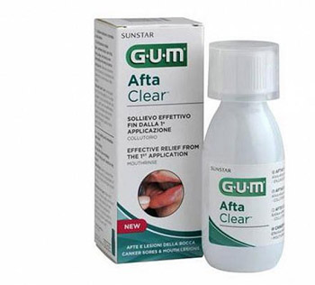 GUM AFTACLEAR RINSE 120 ML COLLUTORIO - farmacialombardia.it