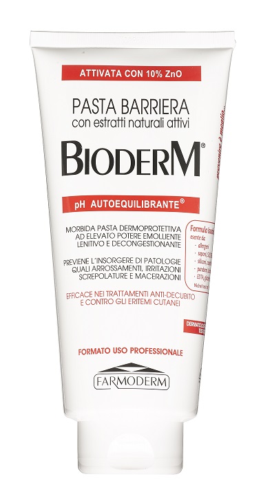 BIODERM PASTA BARRIERA TRASPIRANTE PH AUTOEQUILIBRANTE CON 10% ZINCO 300 ML - farmacialombardia.it